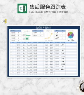 售后服务跟踪表Excel模板