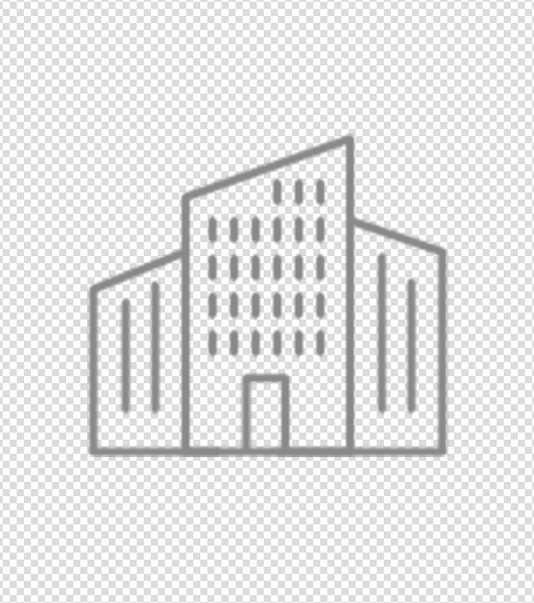 简约大楼图标