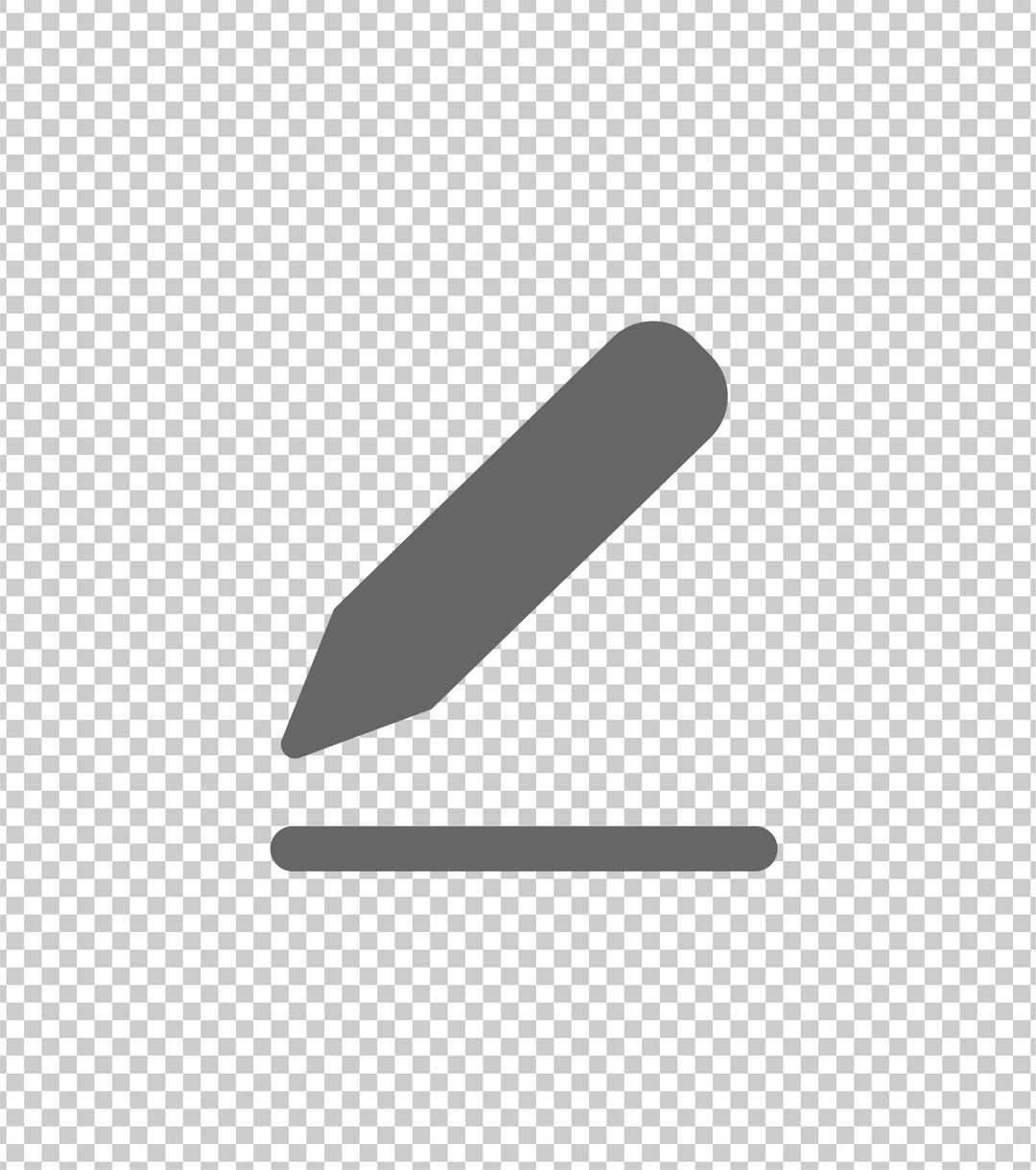 用笔签字图标