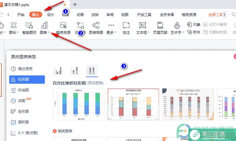 WPS PPT图表标题不见了的解决方法