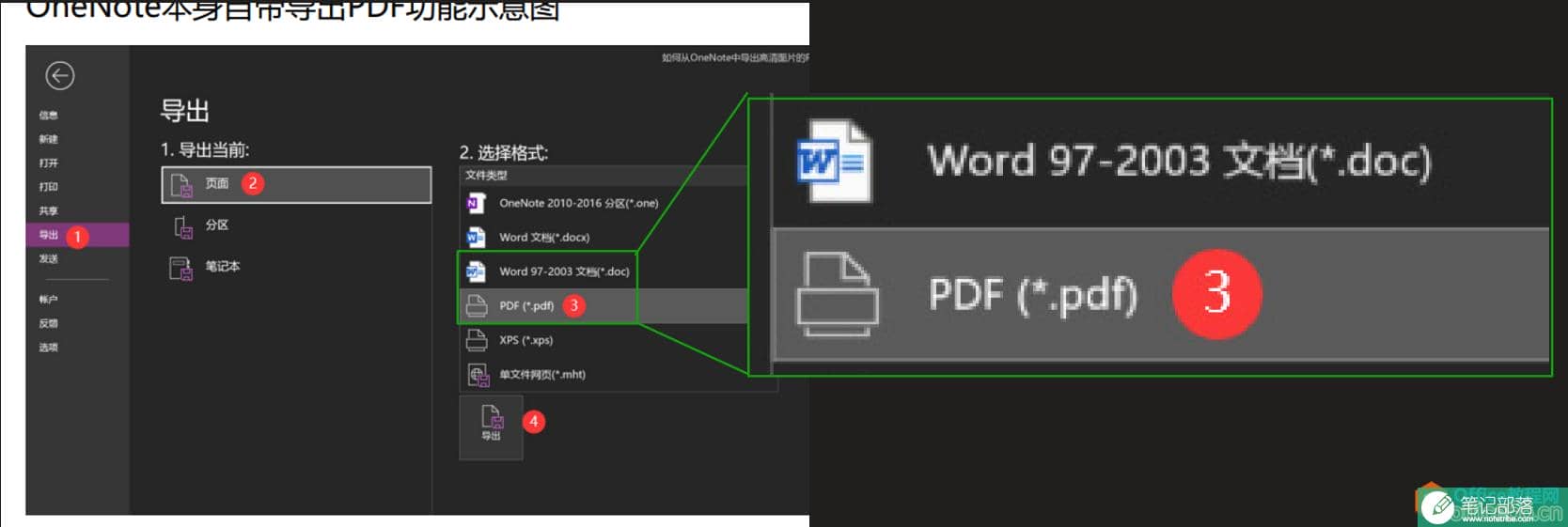 如何解决OneNote导出PDF图片模糊的问题