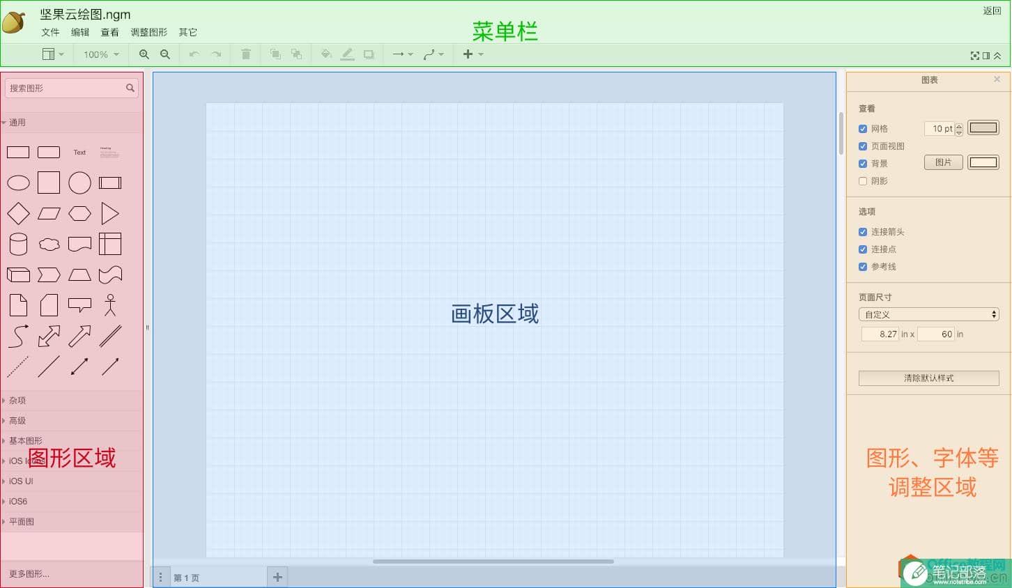 坚果云绘图基本操作大讲解