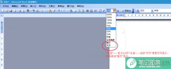 word里面怎么在一张纸上设置成两面显示