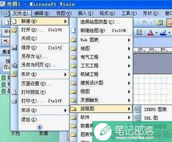 Visio 制作跨职能流程图的详细步骤