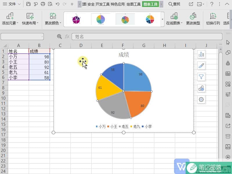 WPS 如何取消表格(Excel)的数据标签?