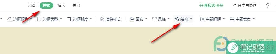 WPS PPT思维导图更改主题结构的方法