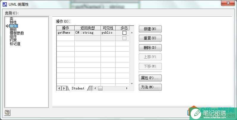 visio 如何画uml类图并添加自定义数据类型