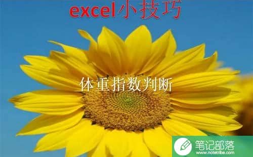 在excel中体重指数≥24怎么算(图文)
