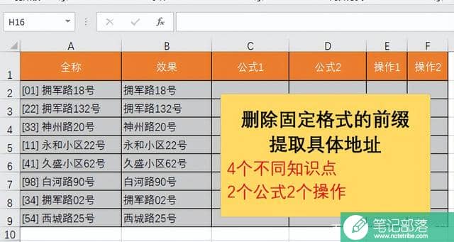Excel两个常见公式和两个快捷操作来提取单元格中指定的字符内容