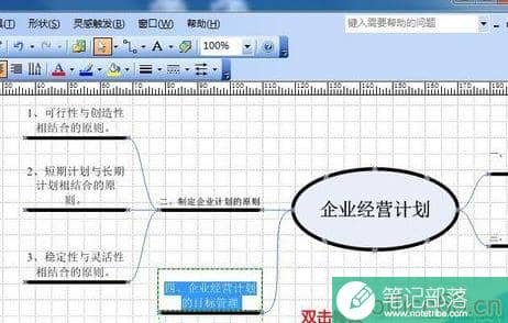 visio 绘制灵感触发图的详细操作流程