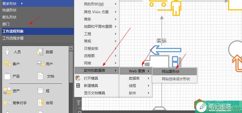 visio 工作界面