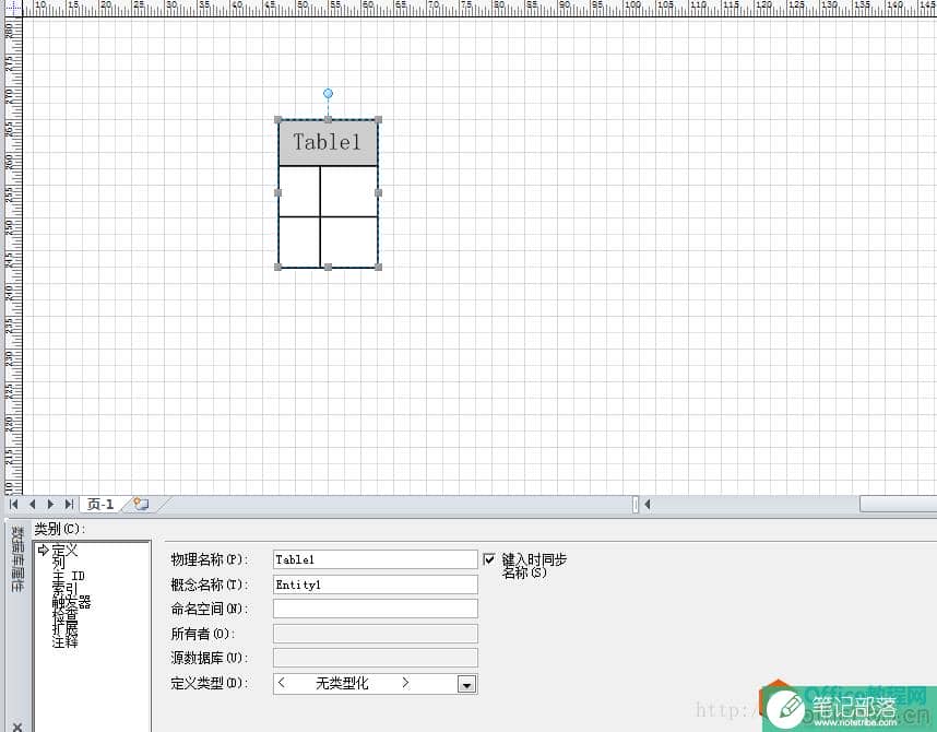 如何使用visio画数据库模型图