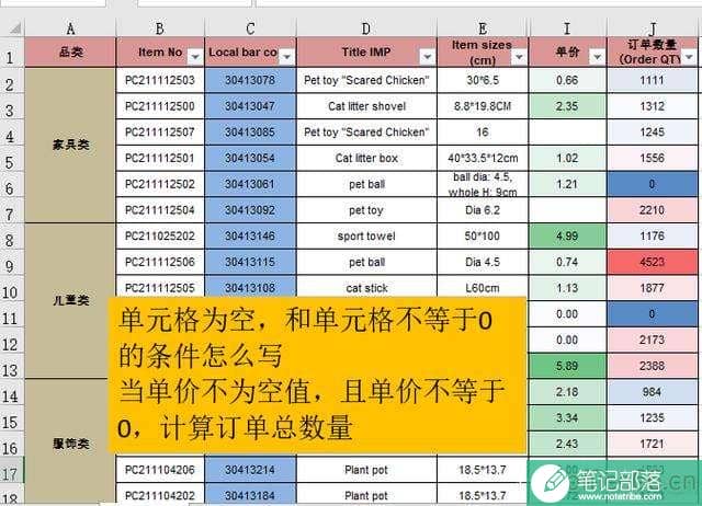 excel函数公式：单元格不为空或者不等于0的条件怎么写？
