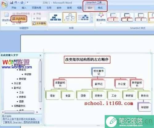 Word怎么制作组织结构图模板?