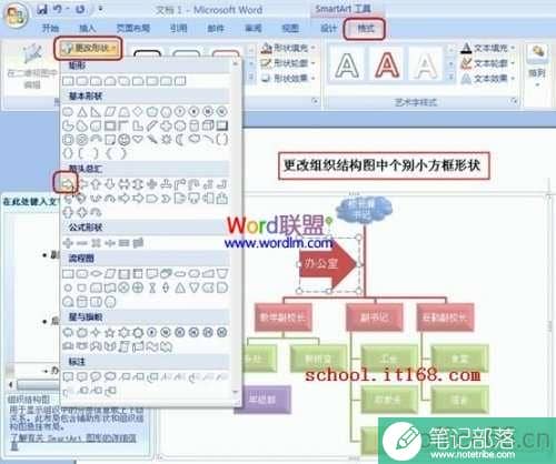 Word怎么制作组织结构图模板?