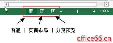 excel工作簿视图种类