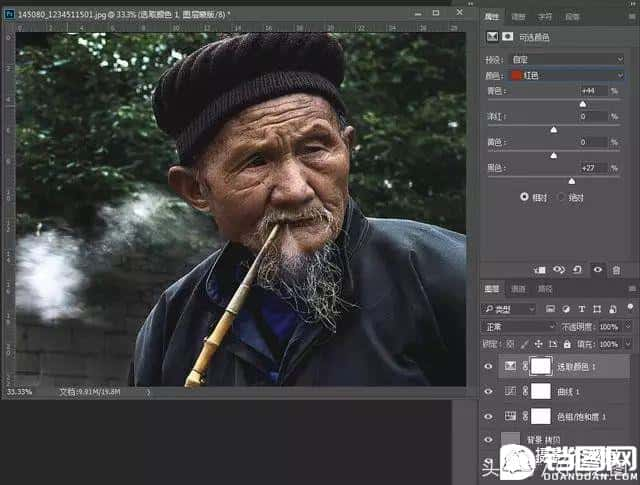 Photoshop快速的增加写实人像的质感