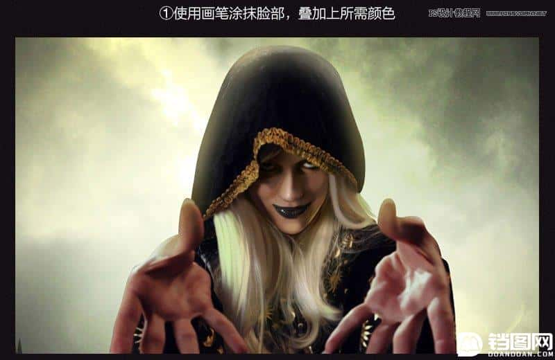 创意合成：用PS合成正在施法的魔法师