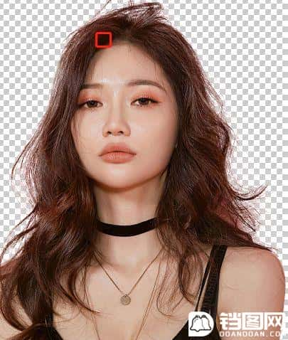 Photoshop使用通道工具给美女抠图