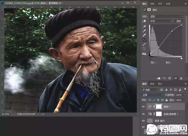 Photoshop快速的增加写实人像的质感