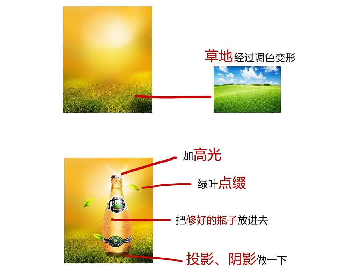 Photoshop设计时尚的夏季啤酒广告