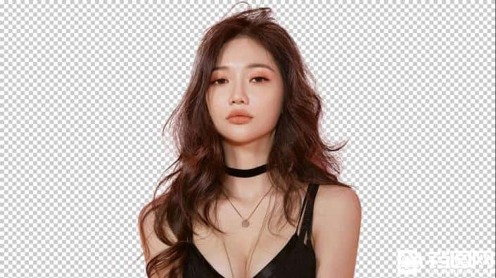 Photoshop使用通道工具给美女抠图