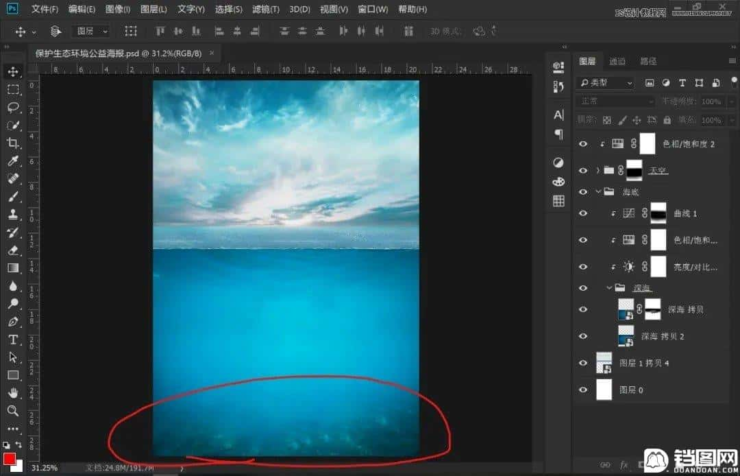 Photoshop设计保护动物公益海报教程