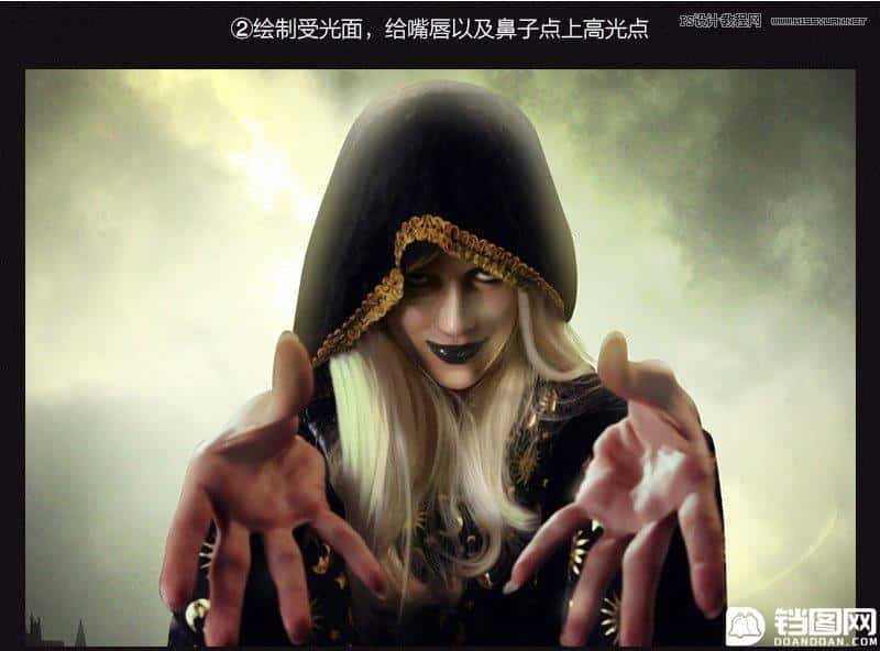 创意合成：用PS合成正在施法的魔法师