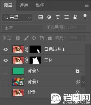 Photoshop使用通道工具抠出可爱的狗狗